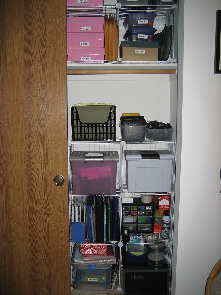 Cheap Storage Solutions My office storage unit It takes u… Flickr