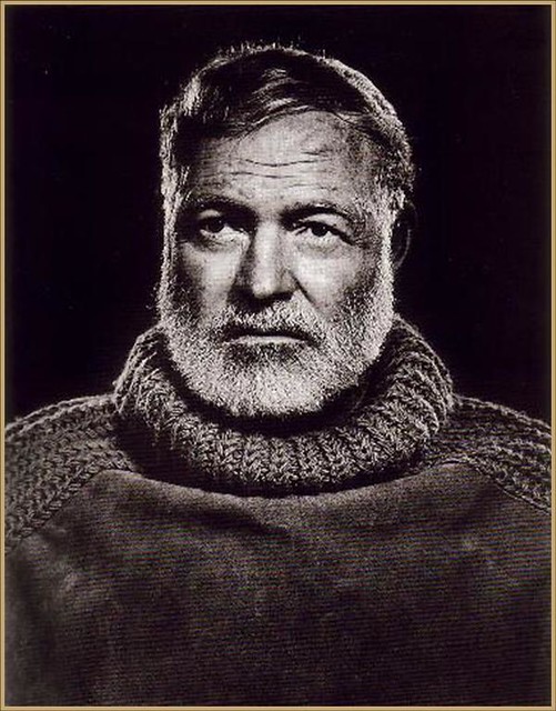Ernest Hemingway photo by Yousuf Karsh marek.krzystkiewicz Flickr