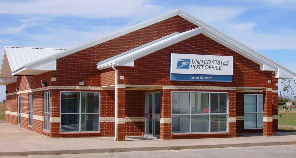 Post Office 79528 (Jayton, Texas) Jayton is the county sea… Flickr