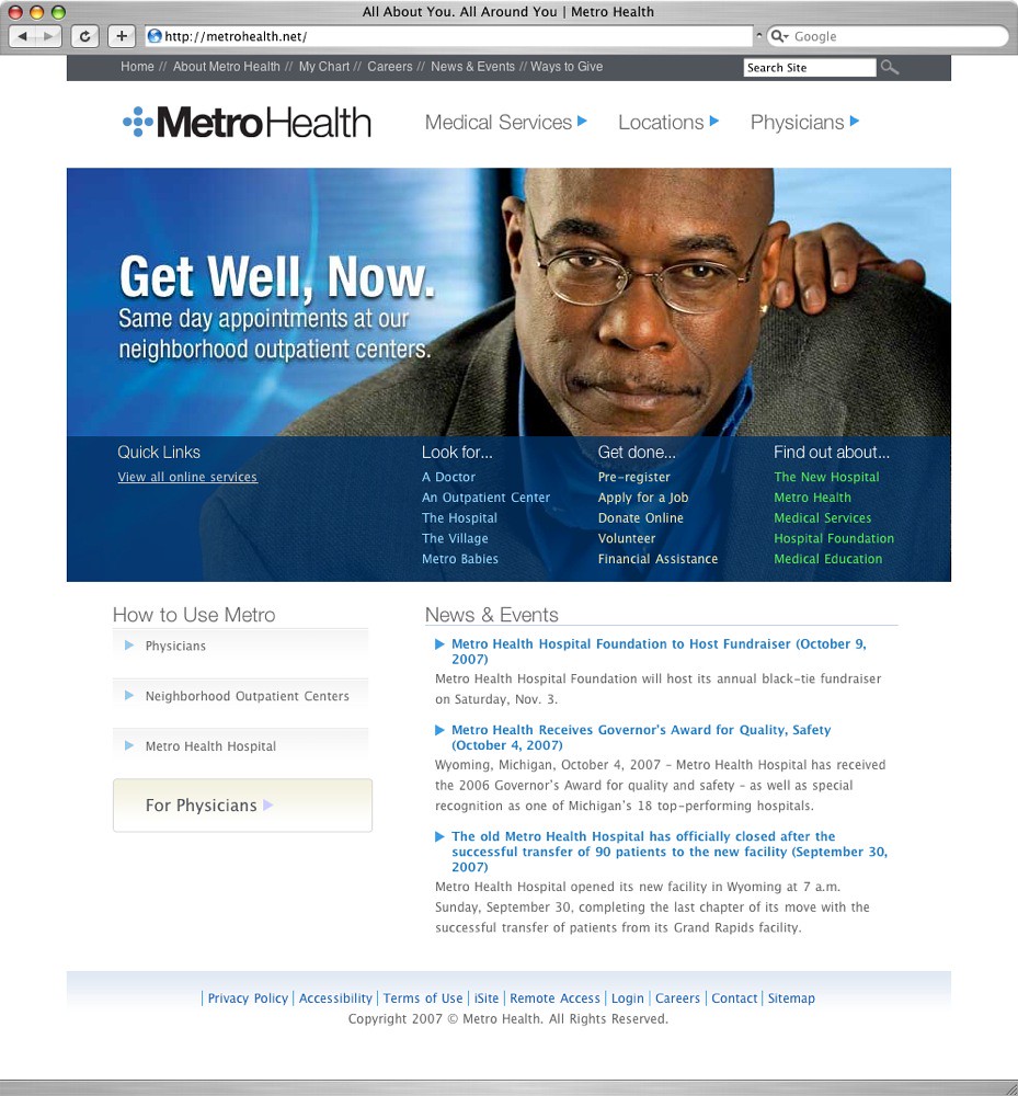Metro Health Homepage Paul Hart Flickr