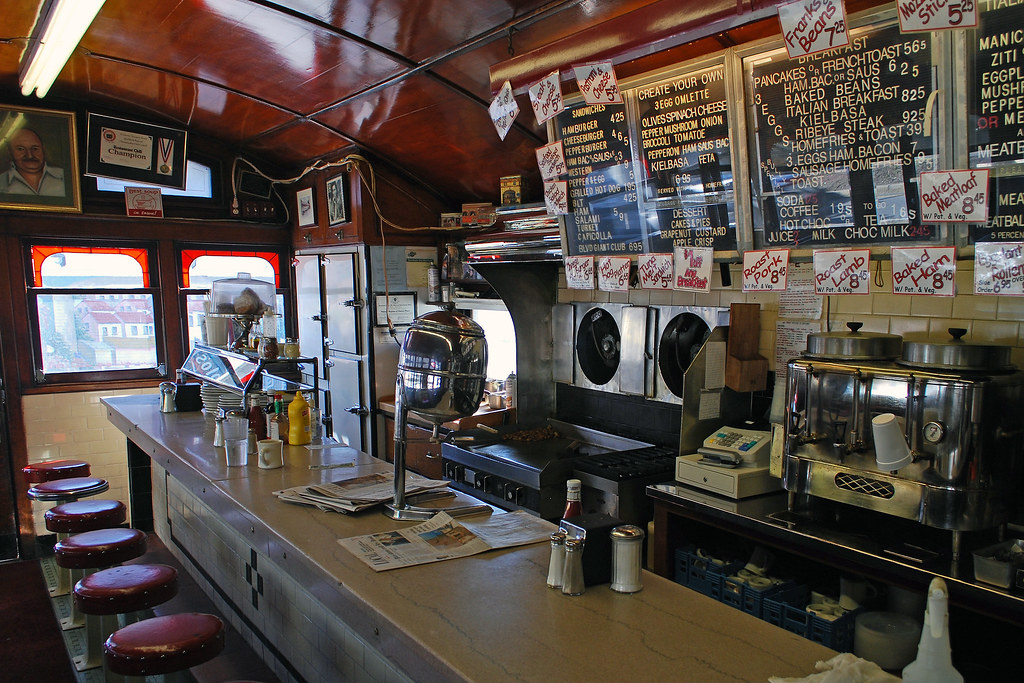boulevard diner The interior of the Boulevard Diner. The p… Flickr