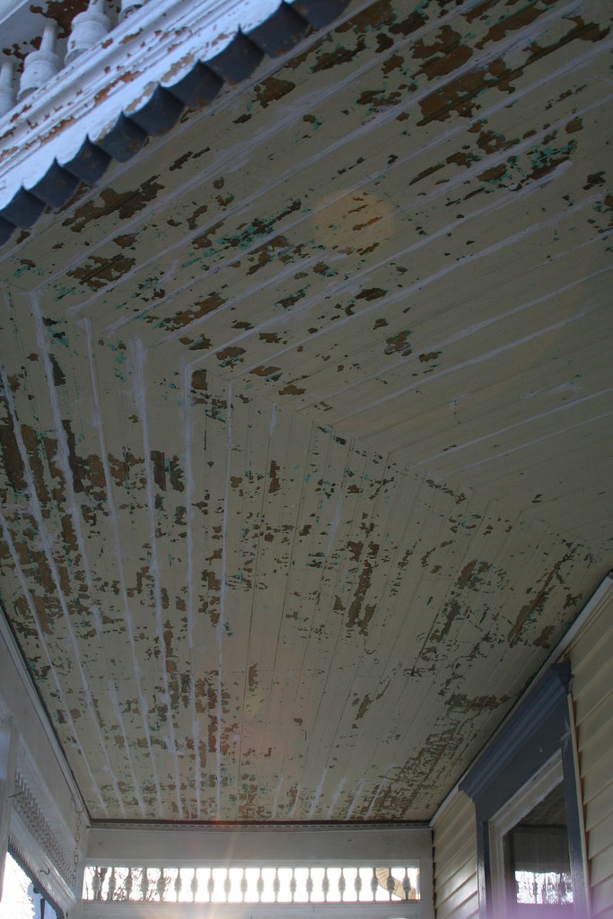 Wet Paint, April 2008 Here's the porch ceiling after a str… Flickr