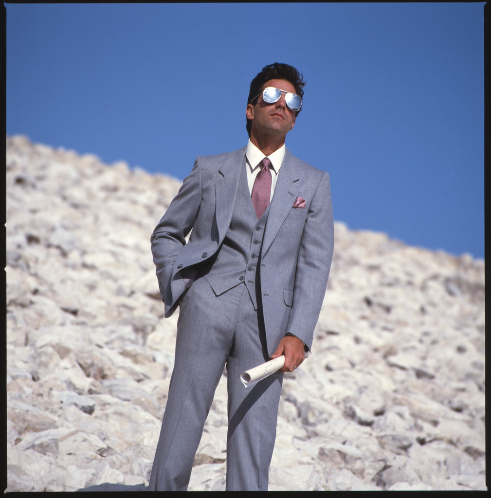 David White Cheap Suit Los Angeles Times Color Roto Peter Duke