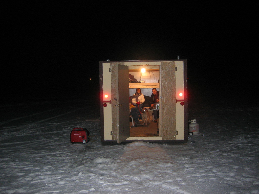 cozy inside Wisconsin icehouse BigWater Flickr