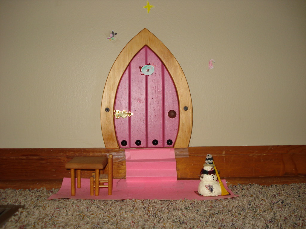 Fairy Door The indoor fairy door, decorated for Christmas.… besomom