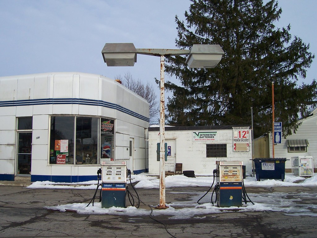 Old Gas Station in New Washington, Ohio a photo on Flickriver
