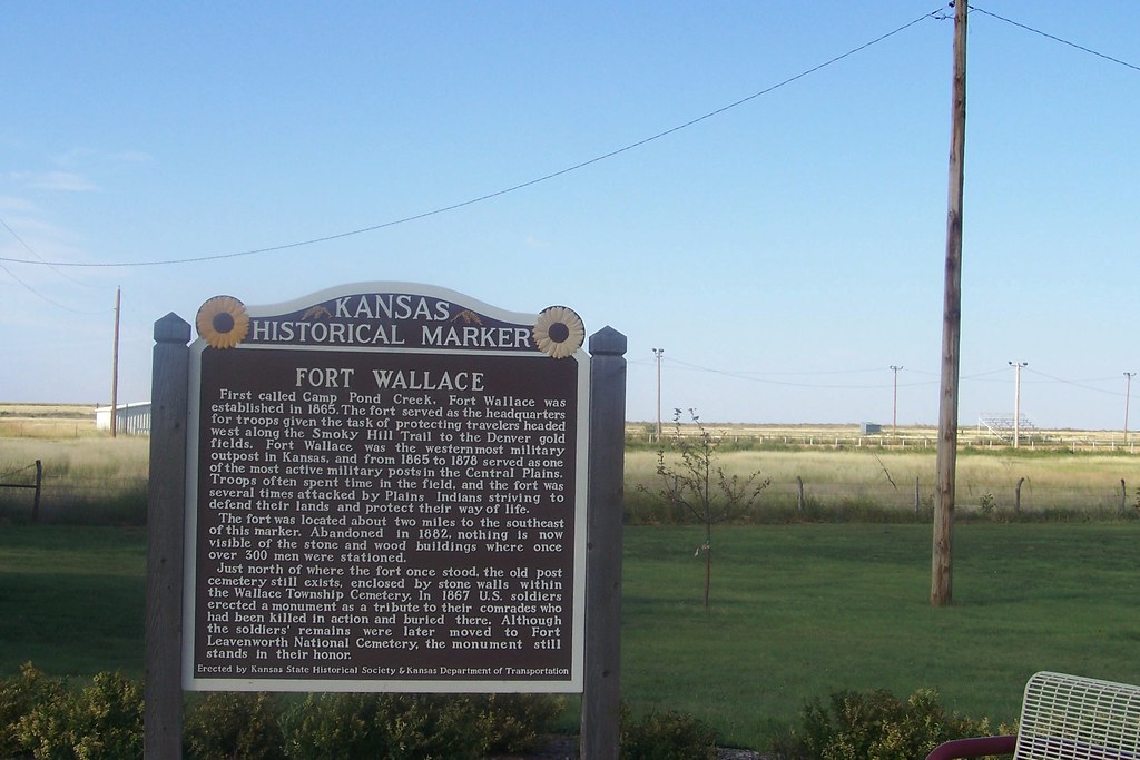 Fort Wallace Historical Marker Wallace Kansas Joe Flickr