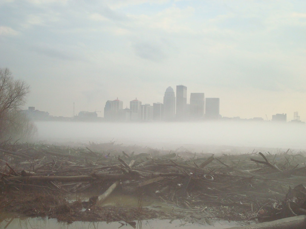 Louisville, Kentucky...Warm, Foggy February Day catdad Flickr