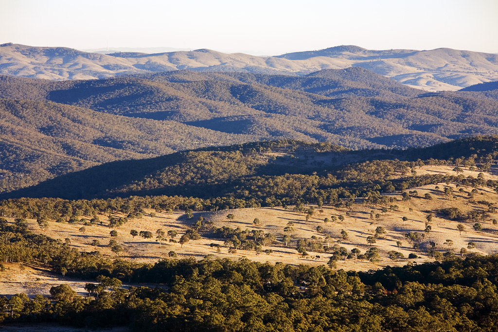 View to Canberra Rural scene of Australia, taken from the … Flickr