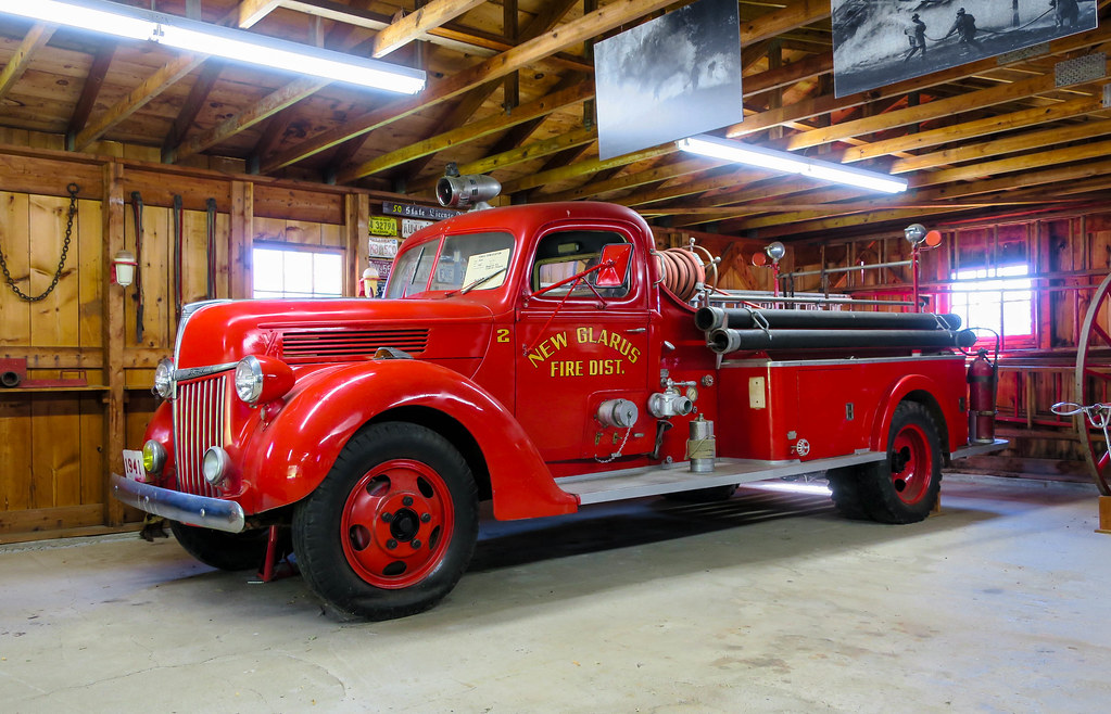 New Glarus FD This nice 1941 Fordbased fire apparatus is … Flickr