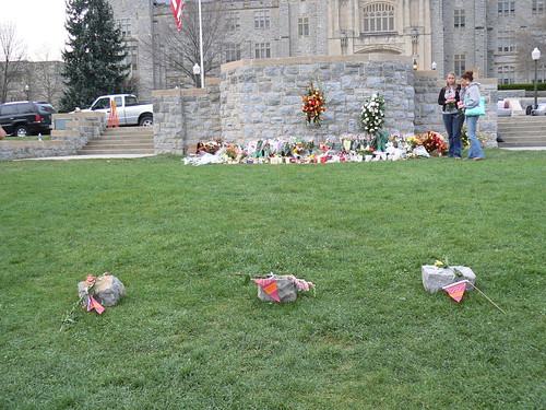 Hokie Stone Memorials On the Drillfield in front of Burrus… Flickr