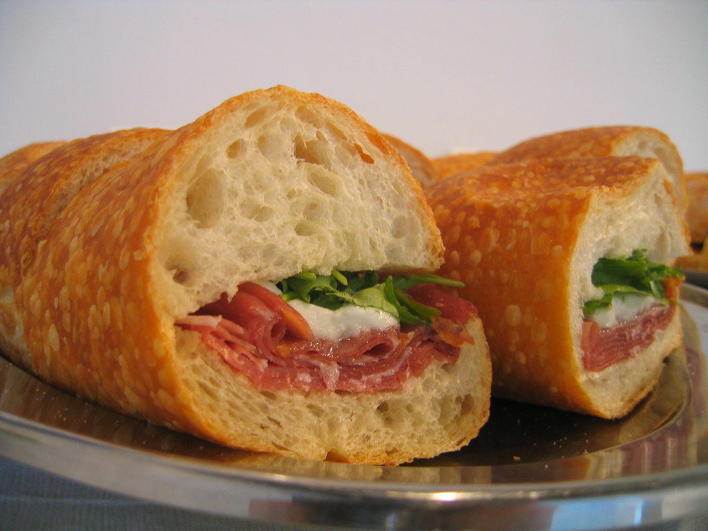 prosciutto di parma, buffalo mozzarella & wild arugula san… Flickr