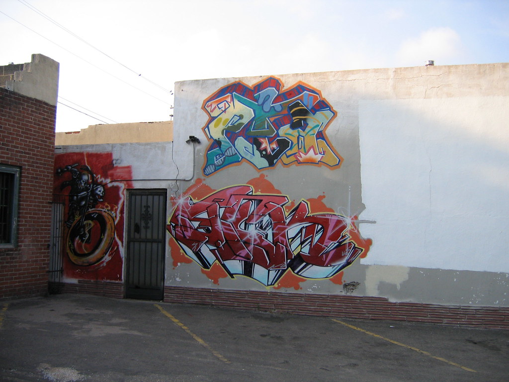 Denver graffiti some pieces on a wall i found in Denver Co