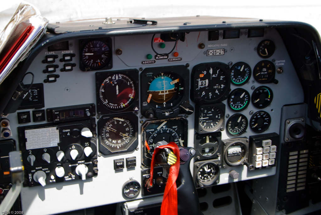 Spanish Air force acrobatic team CASA 101 cockpit Map it … Flickr