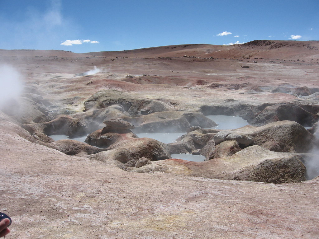 Sulfur Geysers! Which smelled like the ¨bog of eternal ste
