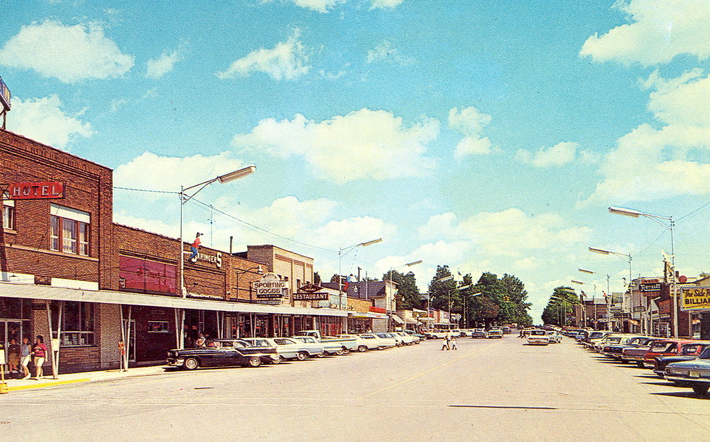 Crawford Grayling Mi Great Downtown Main Street View early… Flickr