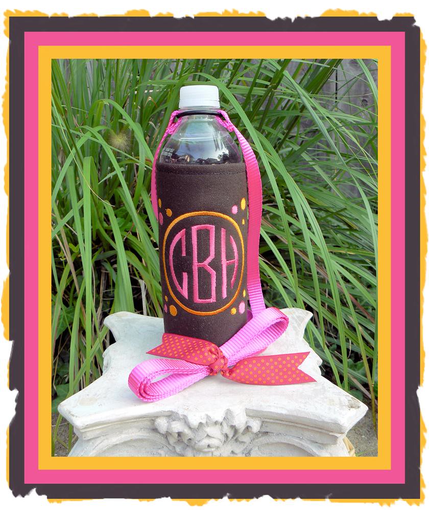 Personalized Monogrammed Custom Water Bottle Koozie Wrap a… Flickr