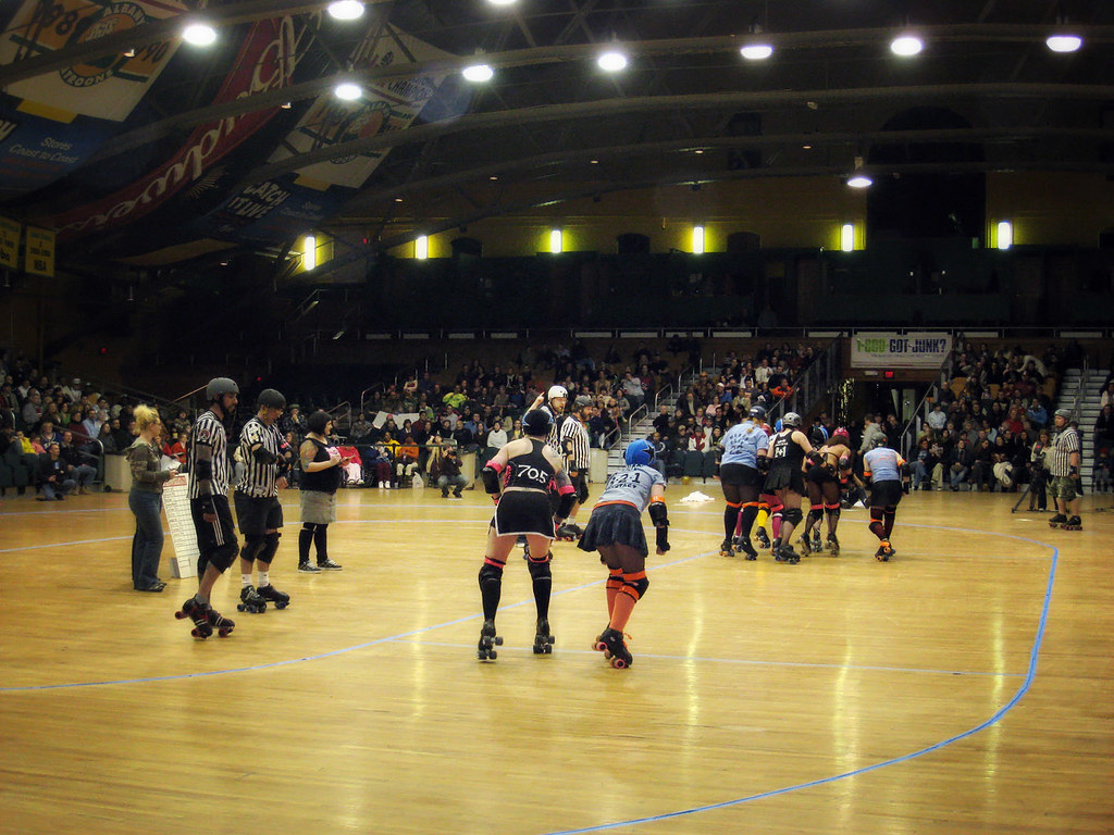 Albany All Stars Roller Derby Bout Albany, NY 08, Fe… Flickr