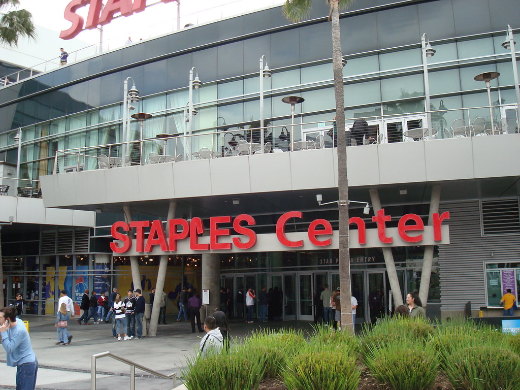 Staples Center Front Russell Yarwood Flickr