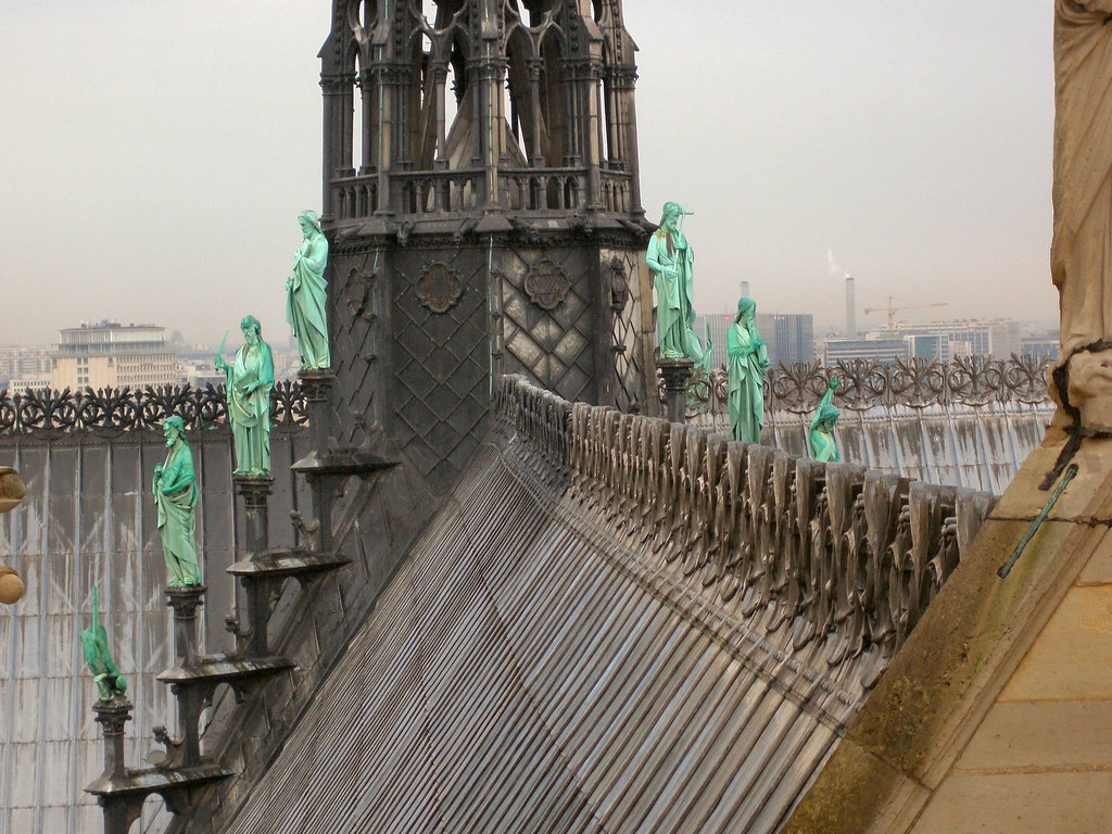 Notre Dame rooftop Notre Dame rooftop, Paris France Andrew Stuart