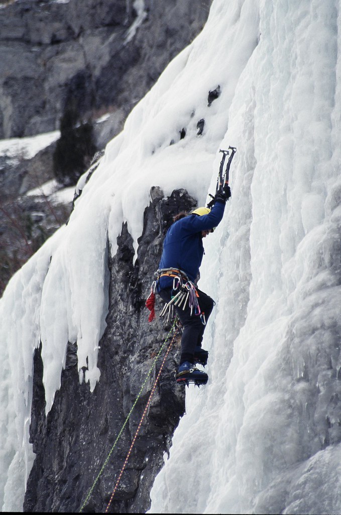 Ice climber, Utah caseycranor Flickr
