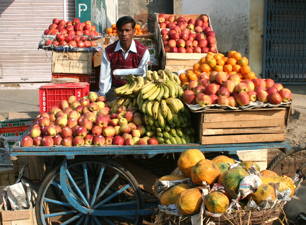 Fruit market in Agra Eki Leskinen Flickr