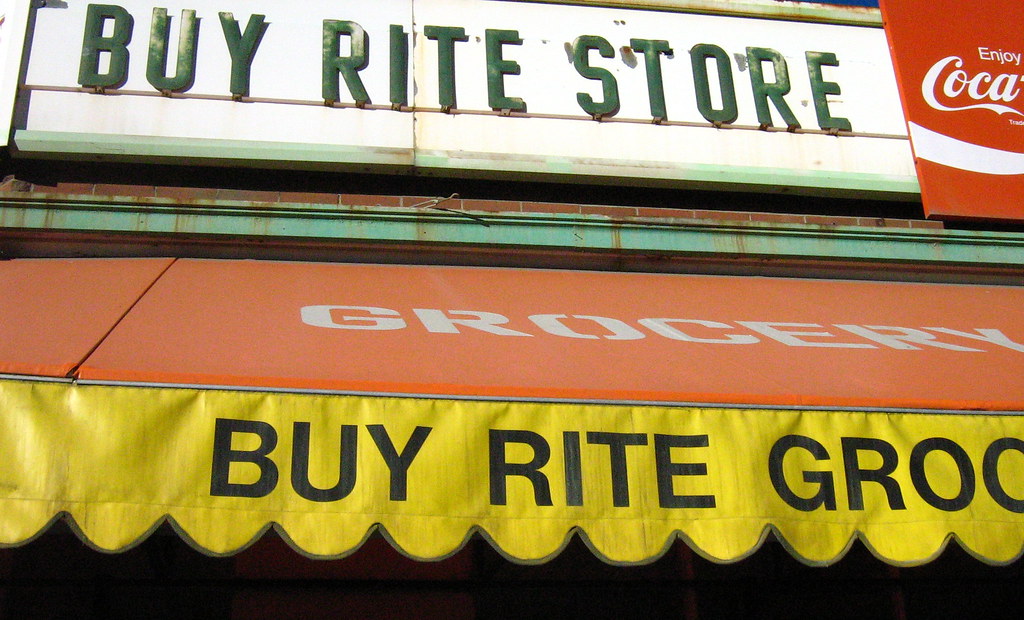 Buy Rite Store I have a memory of the Mom & Pop corner sto… Flickr