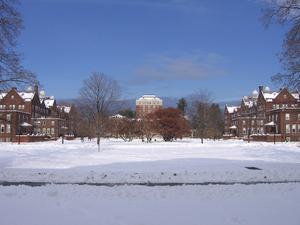 Vassar Quad Davison and Lathrop Halls are on the left and … Flickr