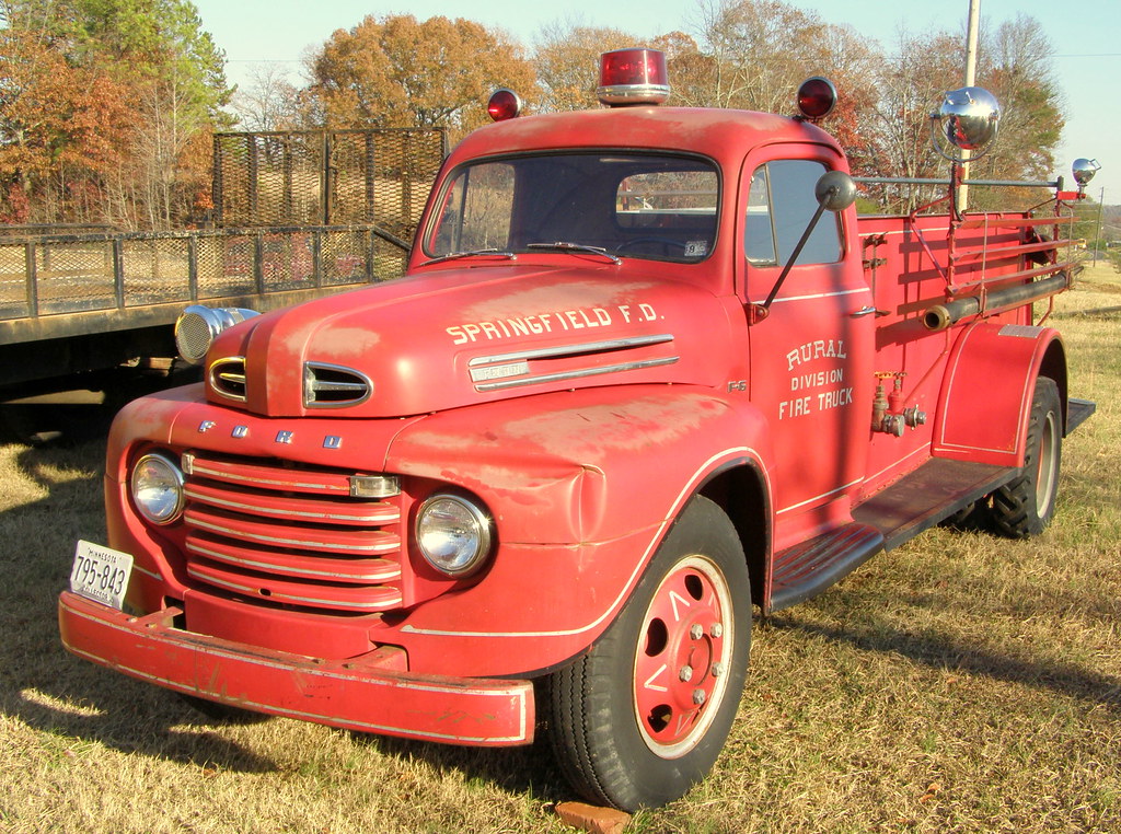Old Ford Fire Truck Has A Minnesota Tag a photo on Flickriver