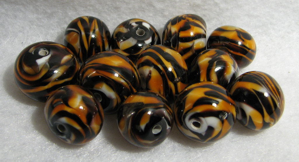 Tiger Stripe Group This is all the tiger stripe beads I've… Flickr