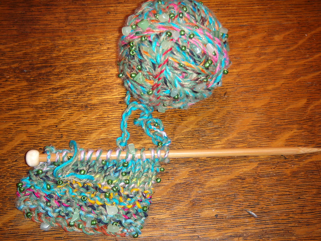 glass beads and fragments knittersjr Flickr