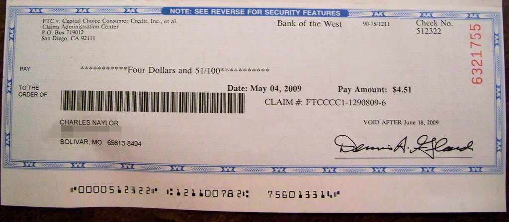 a five dollar check lol.jpg Uploaded with the Flock Browse… Flickr