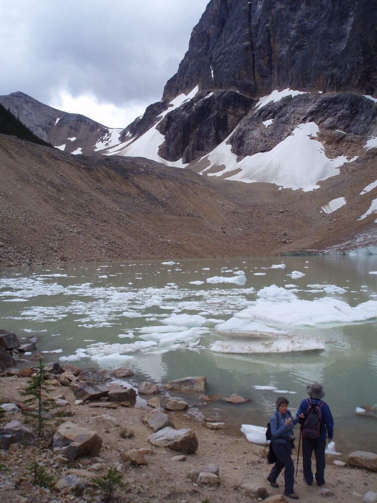 Glacial pond under Mt Edith Cavell Olympus digital camera Flickr