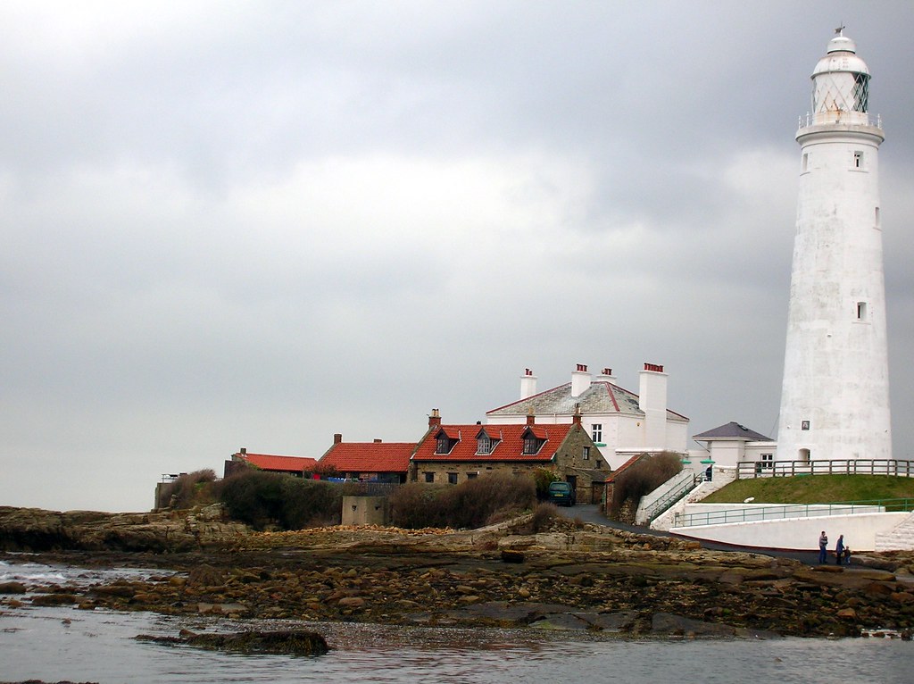 Lighthouse buildings at Whitley Bay Martin Q Flickr