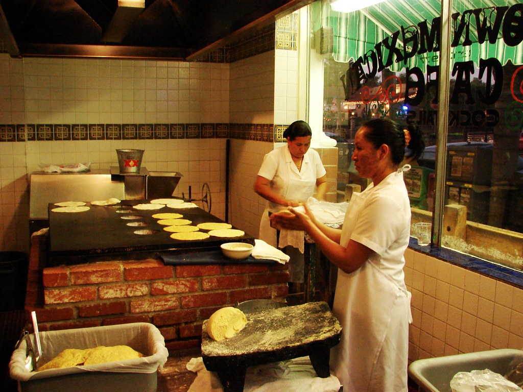 Old Town, San Diego Making tortillas at a Mexican restaura… Flickr