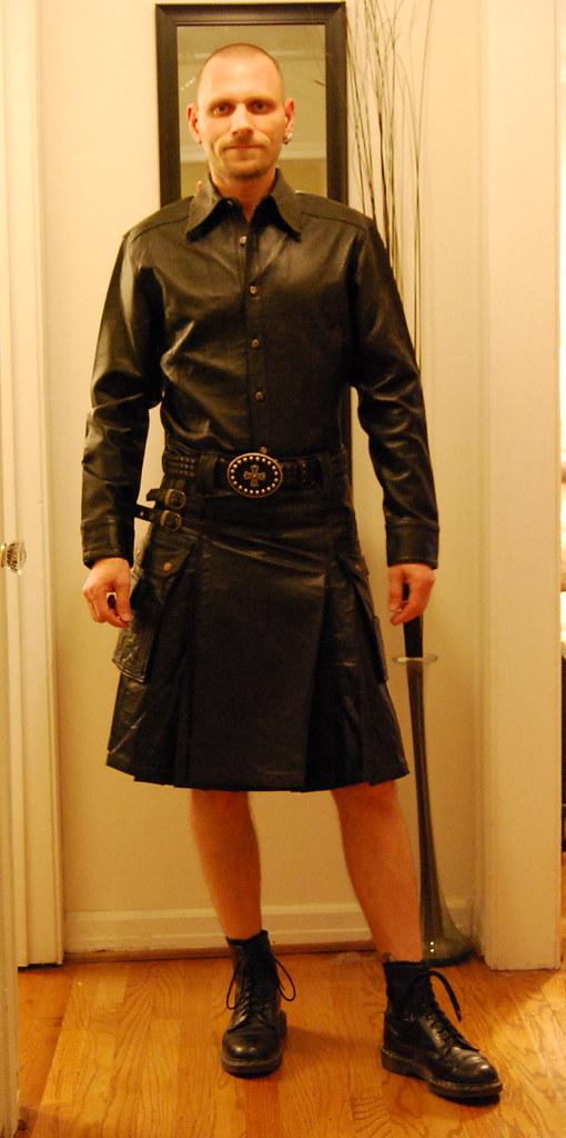 Leather Union Kilt One can never have too much leather...L… Brian