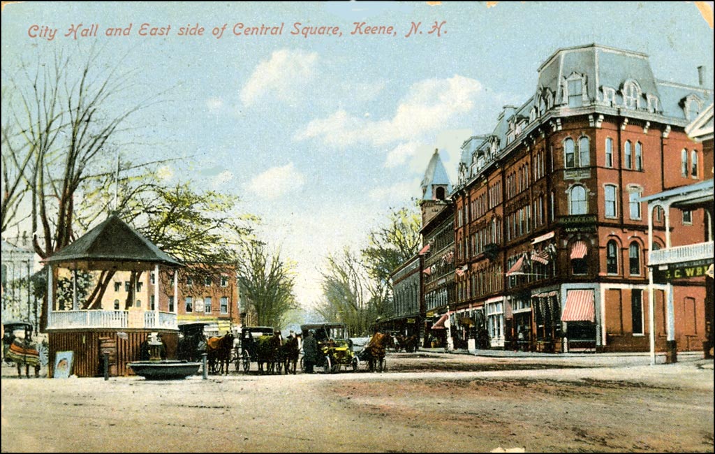 City Hall and East side of Central Square, Keene NH Flickr