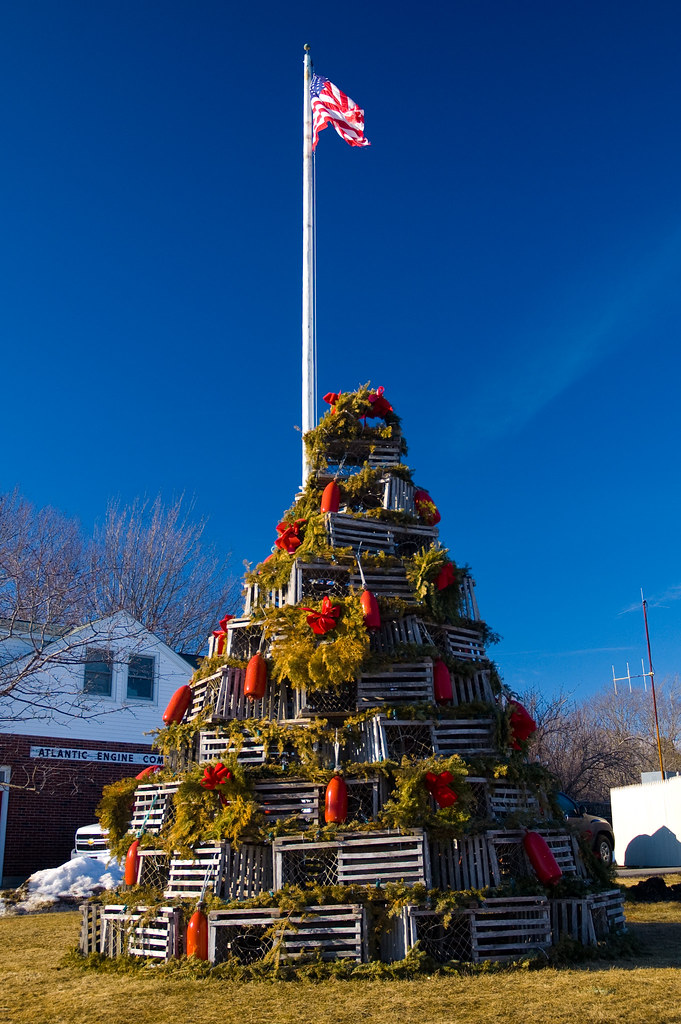 Lobster Pot Christmas Tree I finally got a picture of a lo… Flickr
