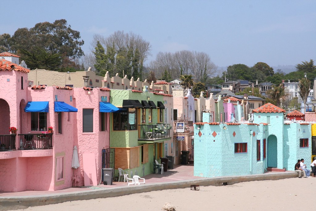 Little Pink Houses Capitola, California beach front rental… nora peterson Flickr