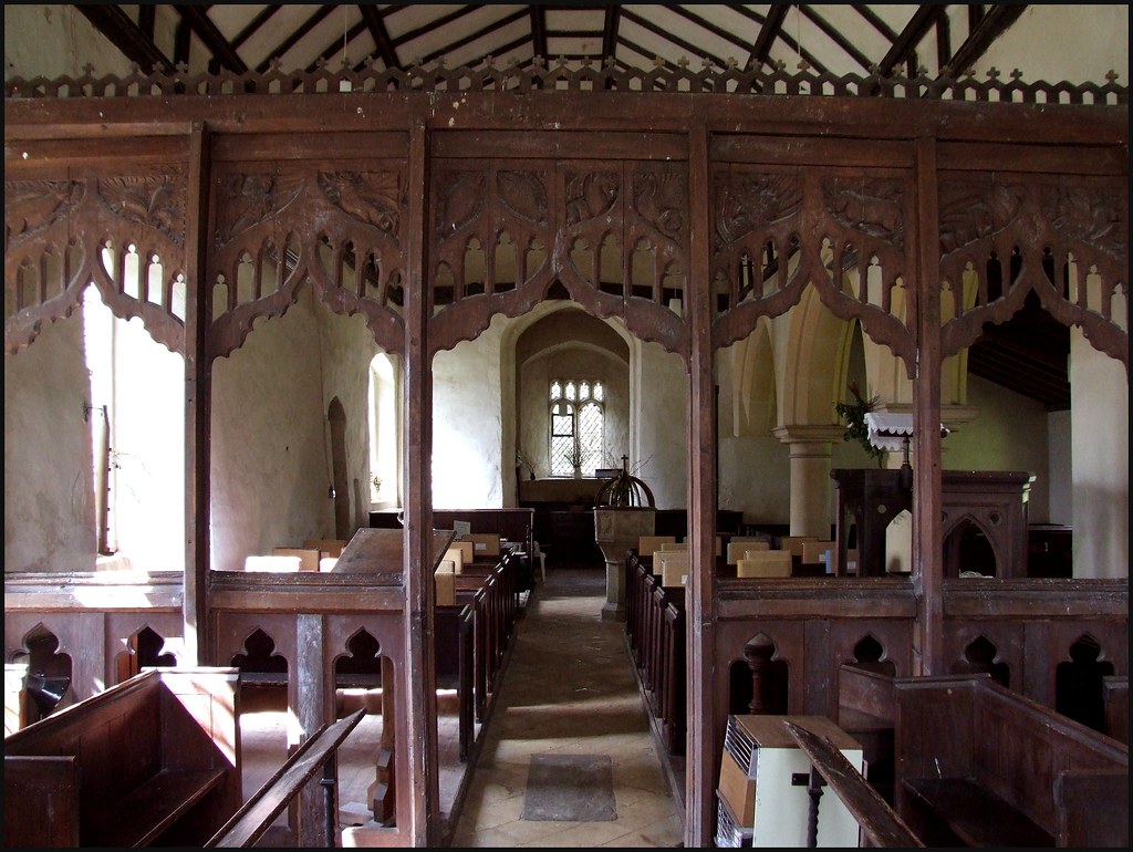 looking west St Mary, Hargrave, Suffolk Another church in … Flickr