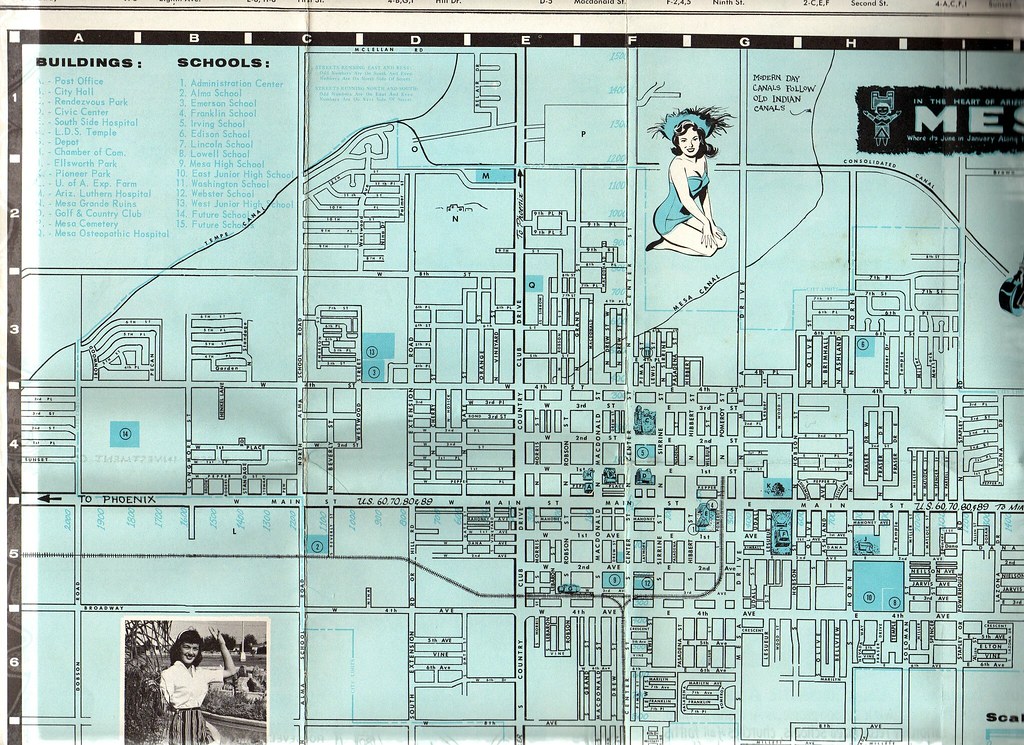 Flickriver Photoset 'Historic Arizona Street Maps' by thornydalemapco