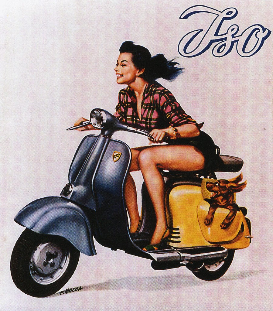 Vintage Vespa Advertisment a photo on Flickriver