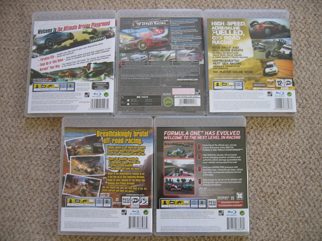 PS3 Games Back Covers The covers on the back of my curre… Flickr