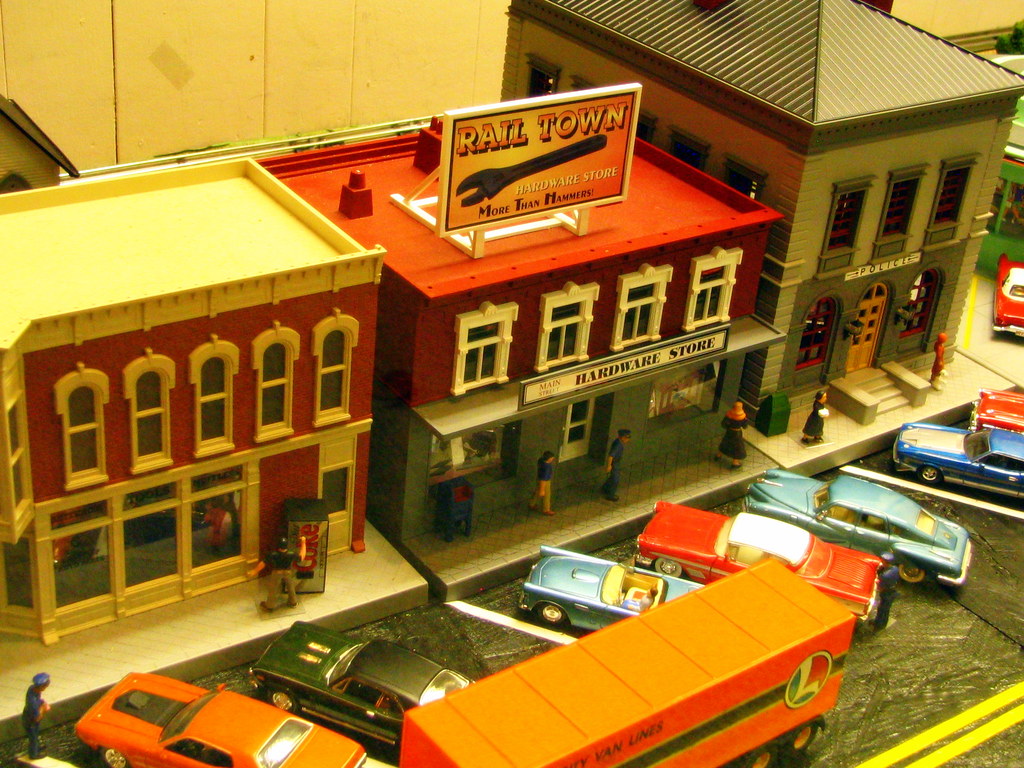 Model Train Display 1 This set of model train pictures co… Flickr