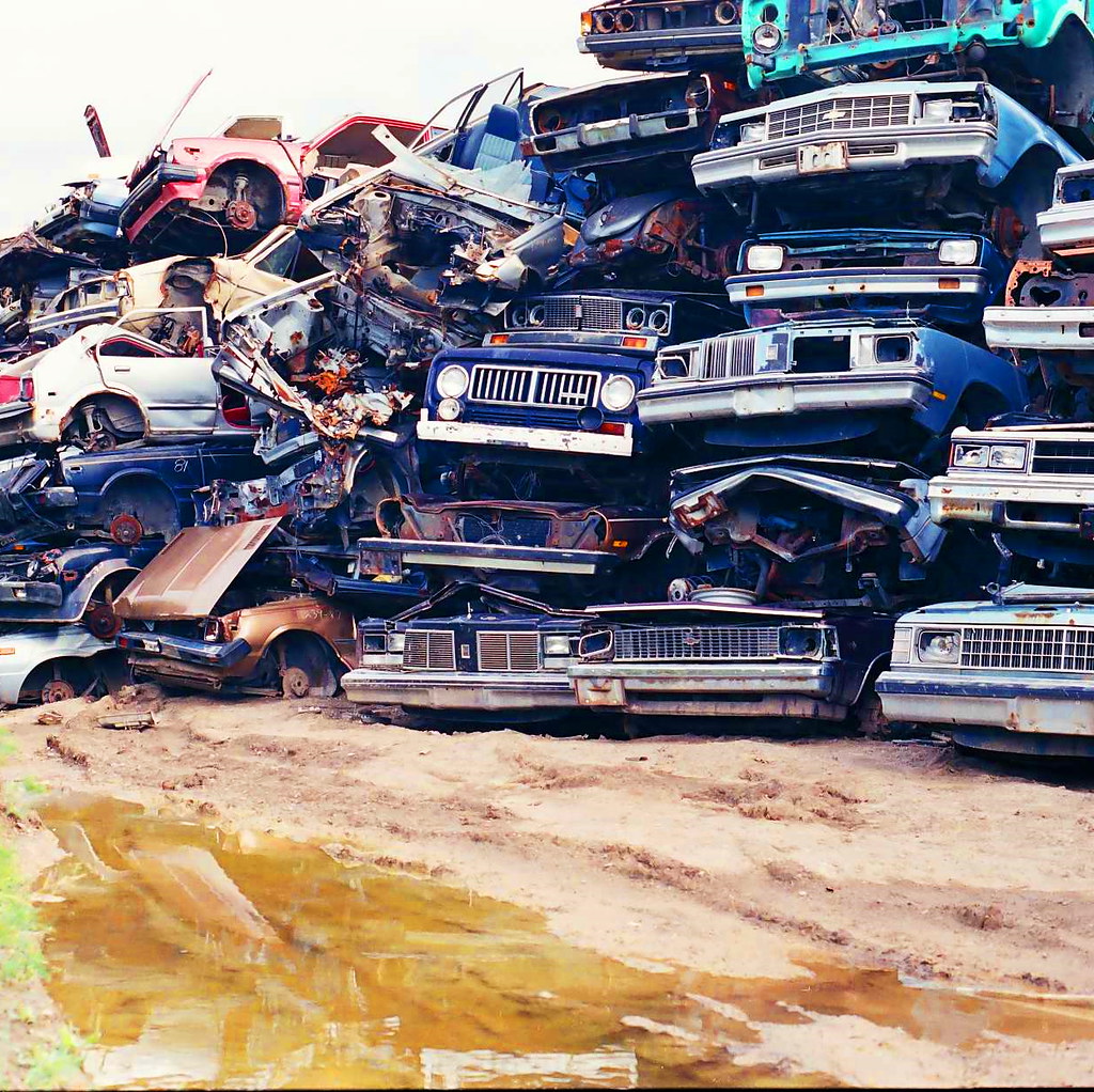Junked Circa Early 1990's, Standard Auto Wreckers, Scarbor… Flickr