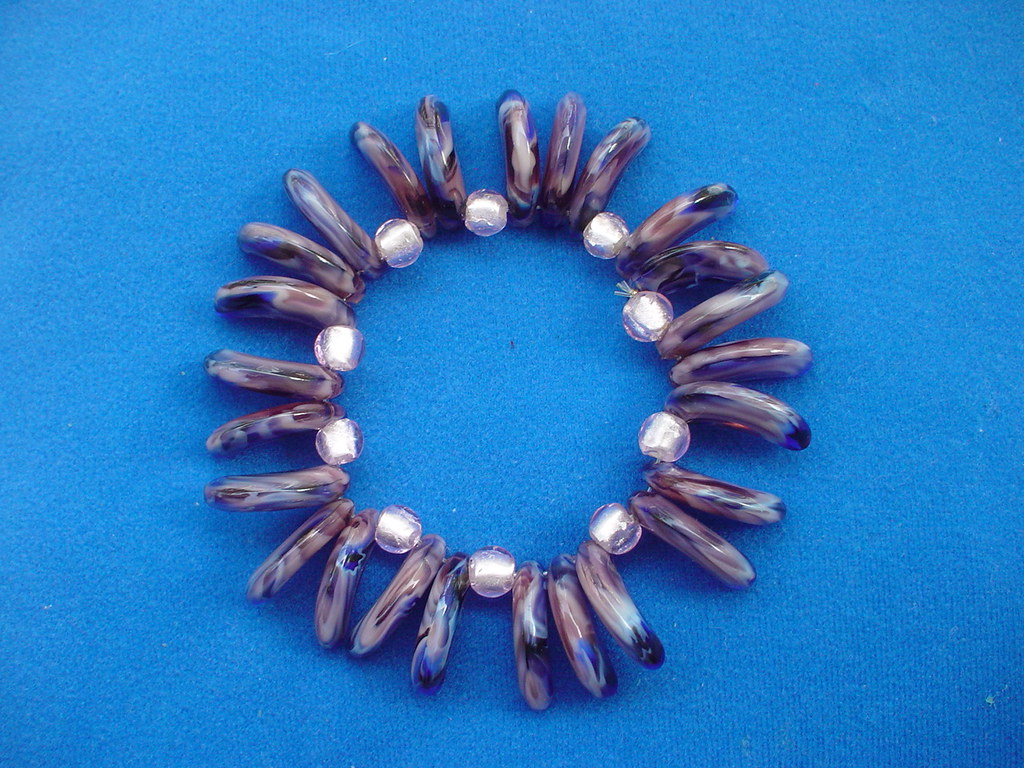 Handmade Millefiori glass beads and foil lamp glass beads … Flickr