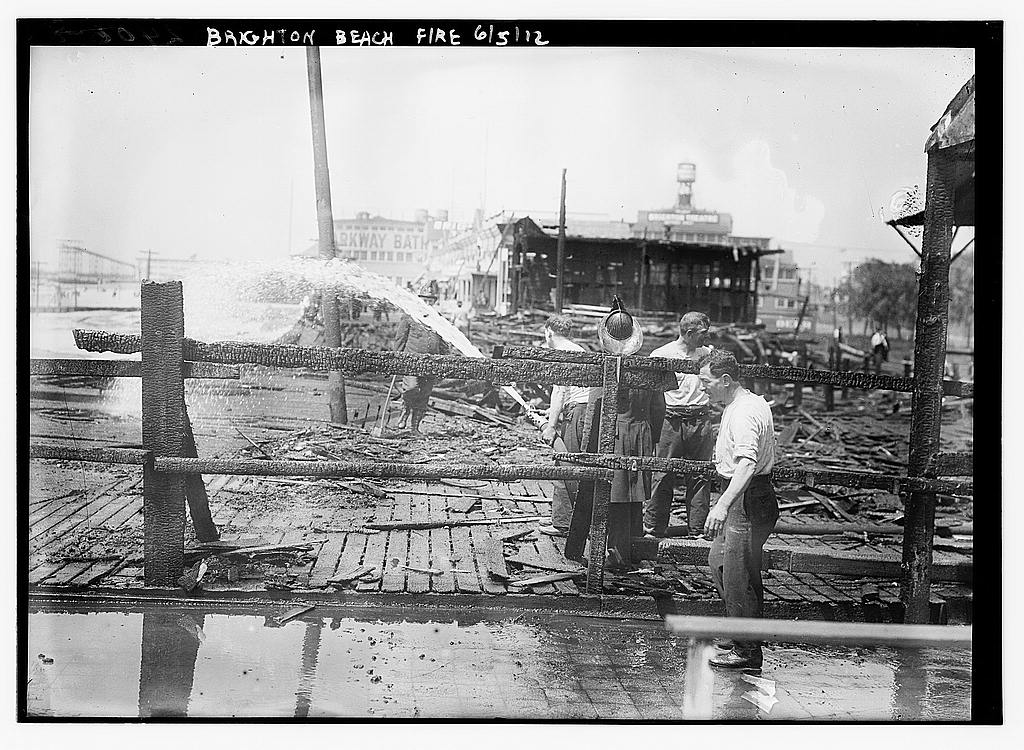 Brighton Beach fire, 1912 (LOC) Bain News Service,, publis… Flickr