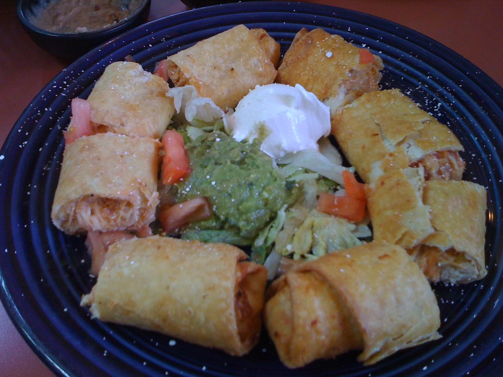 Azteca Chicken Taquitos My current usual here is the Chick… Flickr