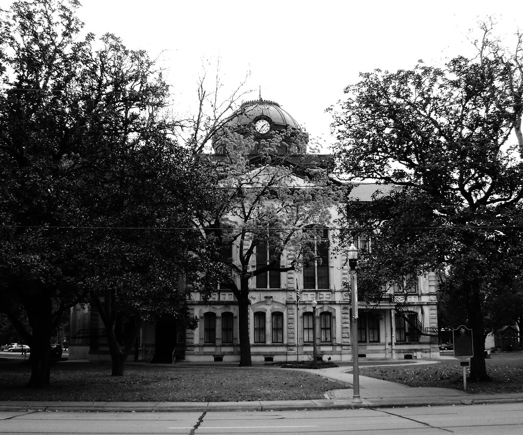 Colorado County Courthouse, Columbus, Texas 0410101331BW a photo on