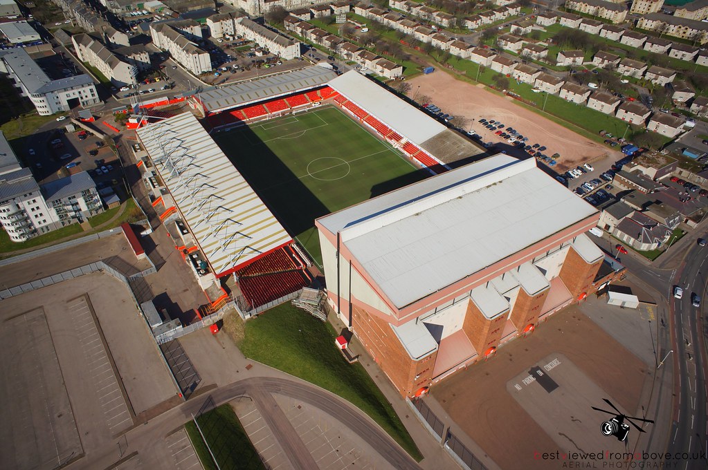 Aerial Picture of Aberdeen football Clubs Stadium Pittod… Flickr
